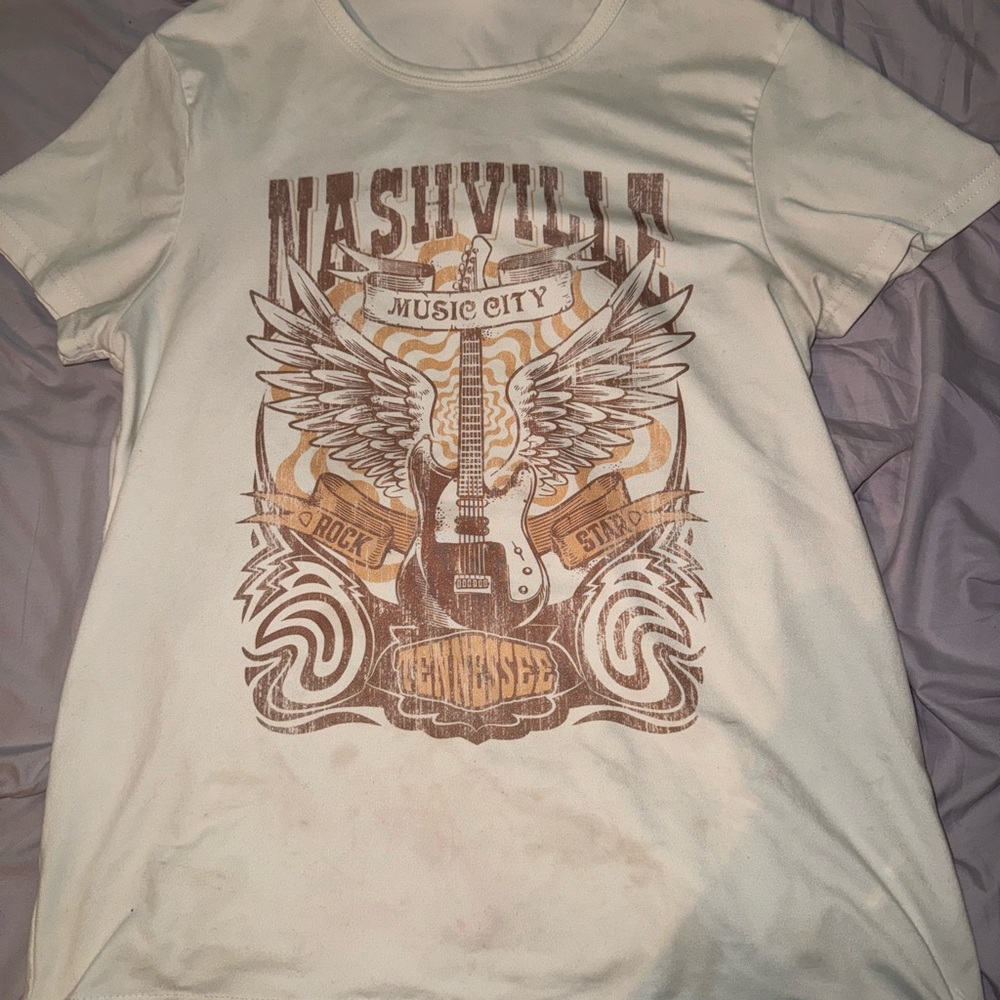 Graphic Tee with Nashville Design